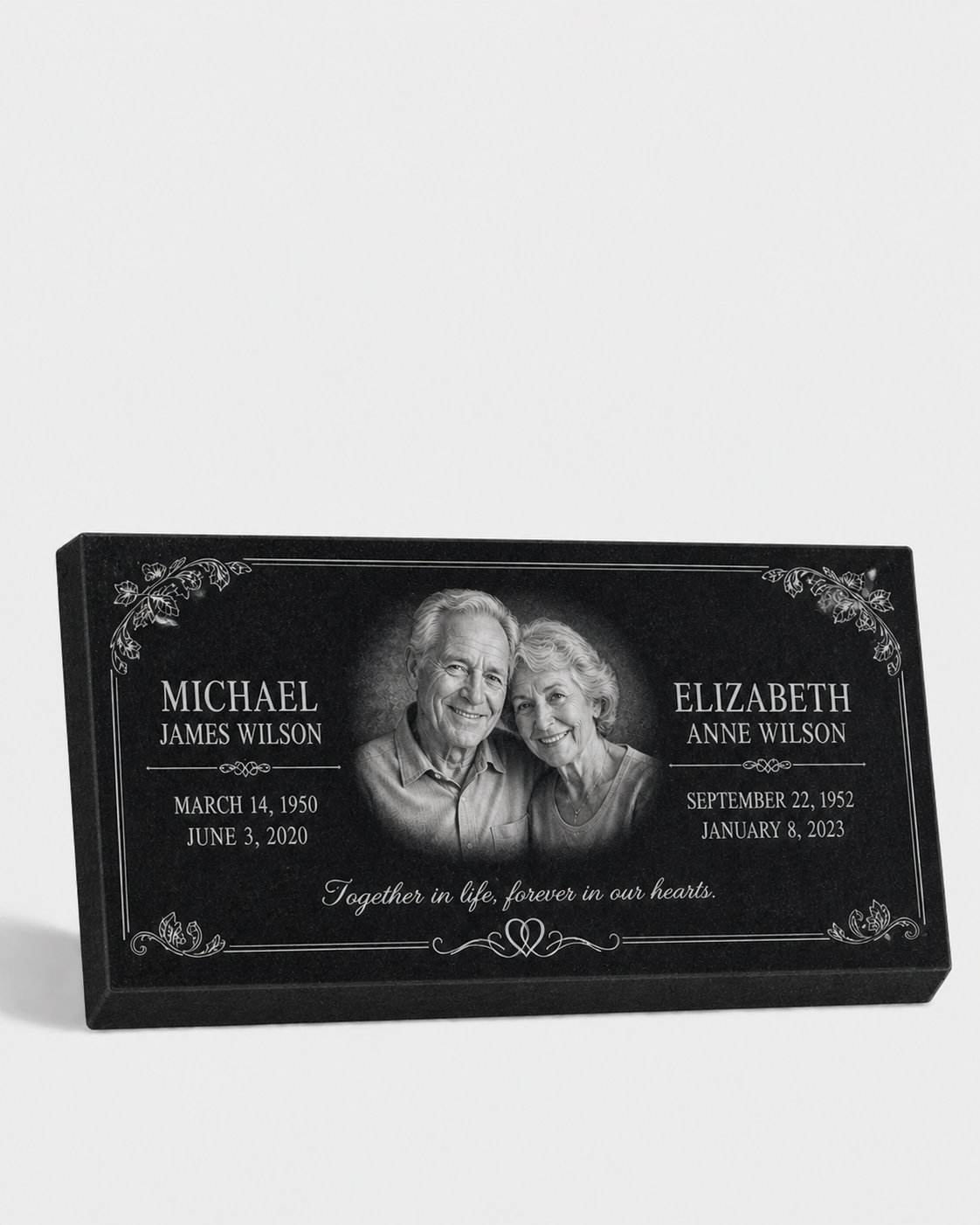 Personalized Companion Granite Flat Marker