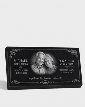 Personalized Companion Granite Flat Marker