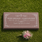 Personalized Companion Granite Flat Marker