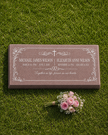 Personalized Companion Granite Flat Marker
