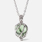 Glass Teardrop Cremation Necklace for Ash Keeping