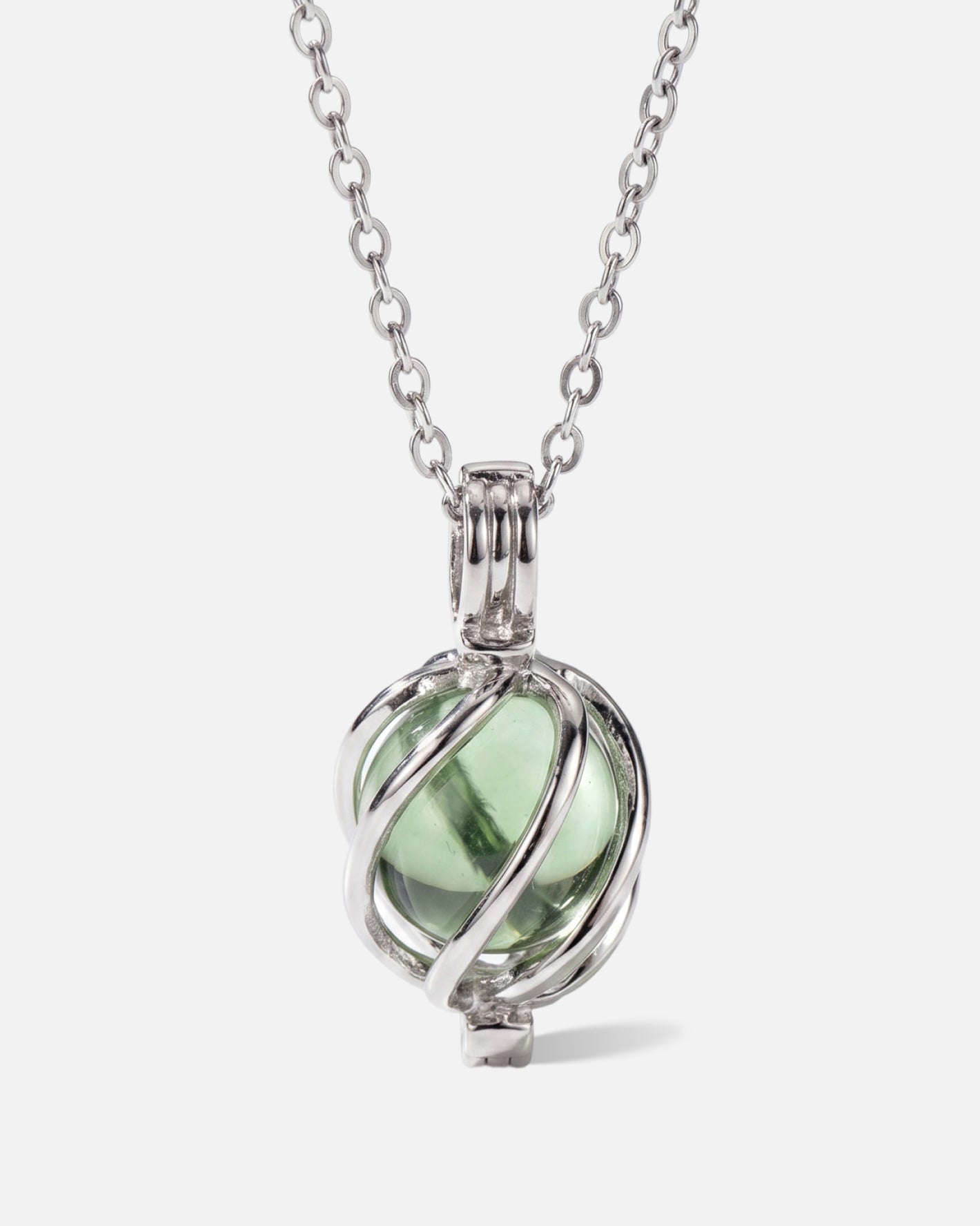 Glass Teardrop Cremation Necklace for Ash Keeping