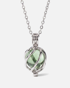 Glass Teardrop Cremation Necklace for Ash Keeping
