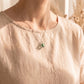Glass Teardrop Cremation Necklace for Ash Keeping