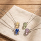 Glass Teardrop Cremation Necklace for Ash Keeping
