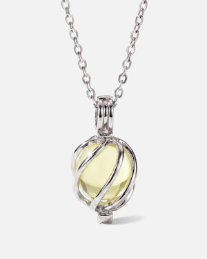 Glass Teardrop Cremation Necklace for Ash Keeping