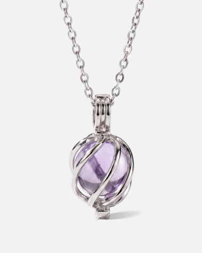 Glass Teardrop Cremation Necklace for Ash Keeping
