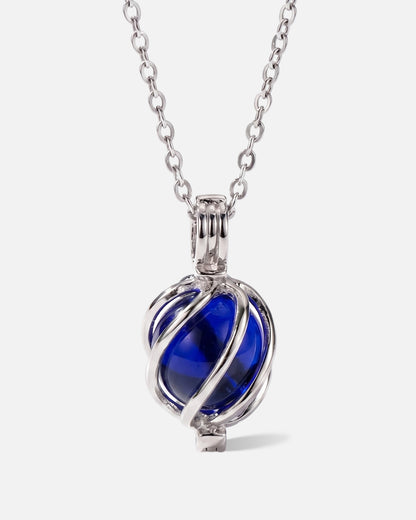 Glass Teardrop Cremation Necklace for Ash Keeping