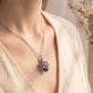 Tree of Life Heart Crystal Cremation Necklace for Ash Keeping