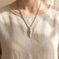 Tribal Arrowhead Cremation Necklace for Ash Keeping