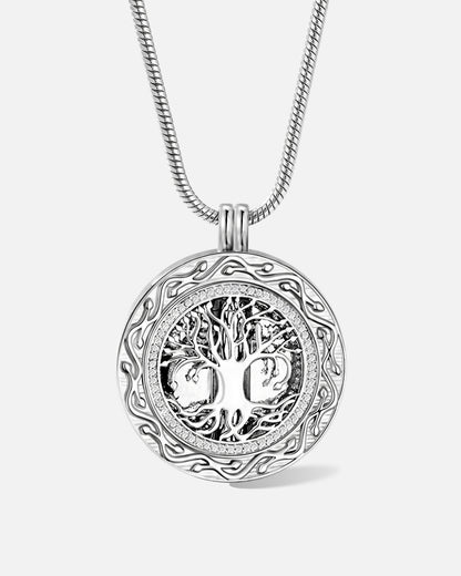 Celtic Tree of Life Cremation Necklace for Ash Keeping