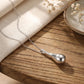 Sterling Silver Teardrop Cremation Necklace for Ash Keeping