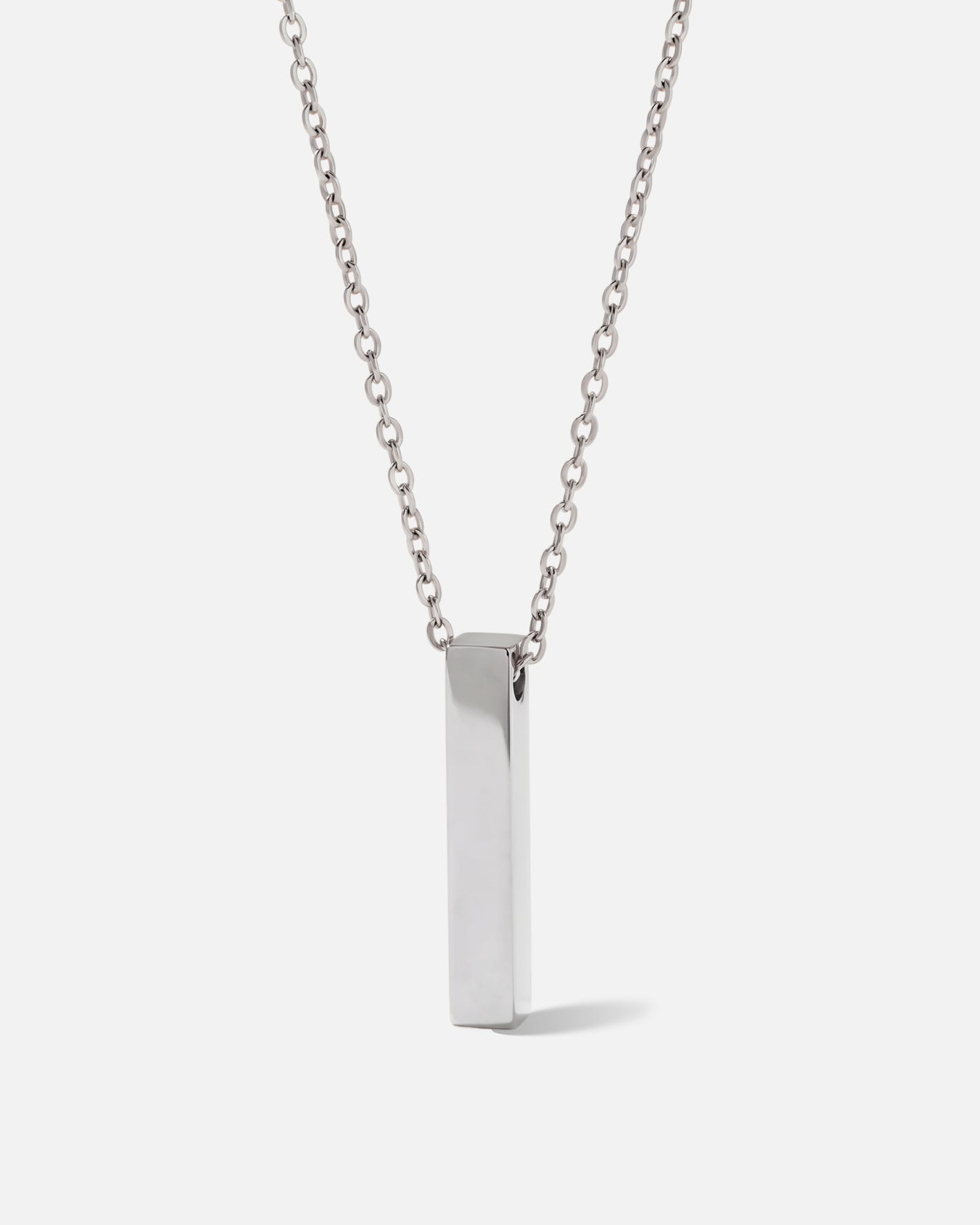 Cylinder Bar Cremation Necklace for Ash Keeping with Engraving