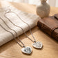 Heart Cremation Pendant Necklace for Ash Keeping with Engraving