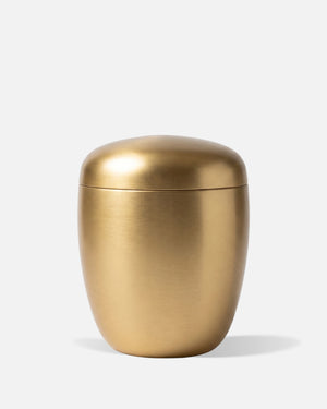 Biodegradable Gold Caolin Clay Eco Cremation Urn