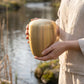 Biodegradable Gold Caolin Clay Eco Cremation Urn
