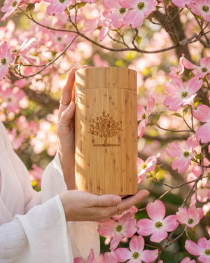 Pink Dogwood Tree Planting Cremation Urn