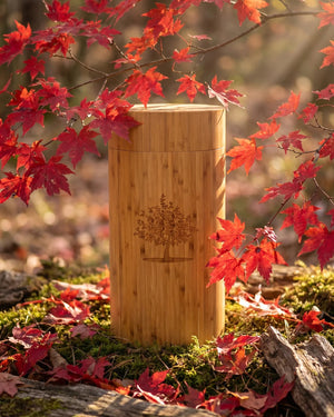 Red Maple Tree Planting Cremation Urn