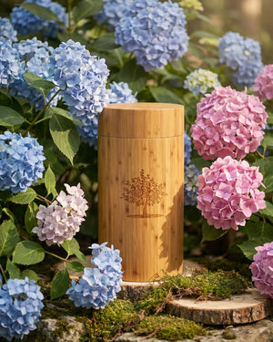 Hydrangea Tree Planting Cremation Urn