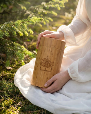Christmas Tree Planting Cremation Urn