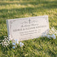 Christian Cross Floral Granite Flat Grave Marker