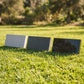 Christian Cross Floral Granite Flat Grave Marker
