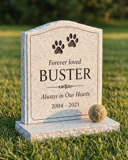 Pet Memorial Upright Headstone