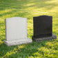 Christian Cross Granite Upright Headstone