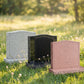 Classic Floral Granite Upright Headstone