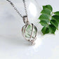 Glass Teardrop Cremation Necklace for Ash Keeping