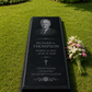 Double-Level Granite Ledger Memorial | Flat Grave Ledger