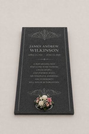 Classic Premium Granite Grave Ledger