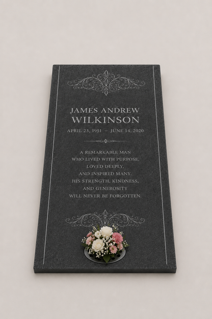 Classic Premium Granite Grave Ledger