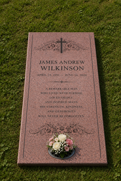 Classic Premium Granite Grave Ledger
