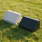 Men's Portrait Floral Granite Pillow Headstone