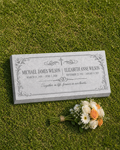 Personalized Companion Granite Flat Marker