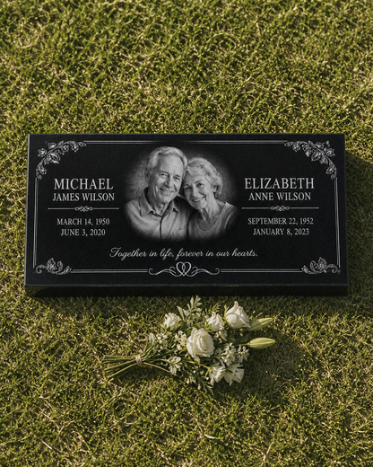 Personalized Companion Granite Flat Marker