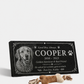 Pet Paw Print Granite Flat Grave Marker