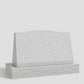 Floral Companion Granite Slant Marker with Base